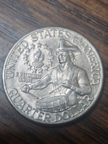 1776-1976 D US Bicentennial Quarter, Rare filled Mint Mark Error - Picture 4 of 7