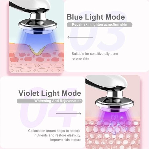 7 Mode Face Rejuvenation Device, Firming Skin, Remover Wrinkle Lifting Face Gift - Afbeelding 4 van 8