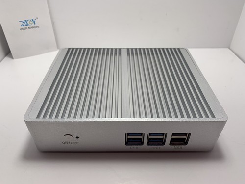 XCY Mini PC Intel Core i3-4012Y DDR III 4GB HDMI VGA 6* USB Wifi. Silver. NEW. - Picture 2 of 10
