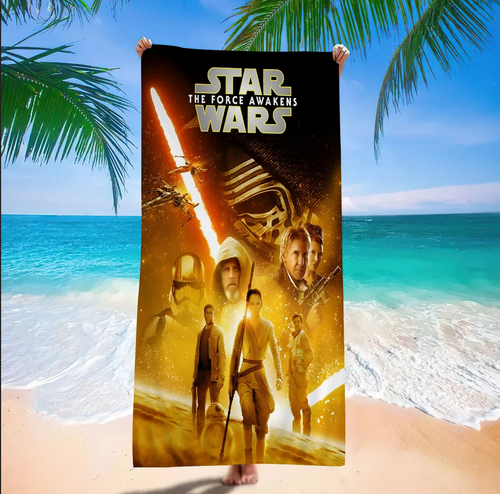 Adults Kids Star Wars 3D Microfiber Bath Towel Swim Beach Towel Blankt Rug Gift - Picture 61 of 61