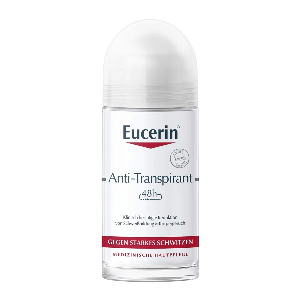 Eucerin Deo Antitranspirant 48 H Roll-on, 50 ml, PZN: 09284370