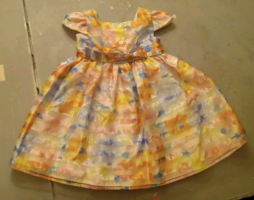 George 3T Girls Spring Dress Cap Sleeve - Picture 3 of 9