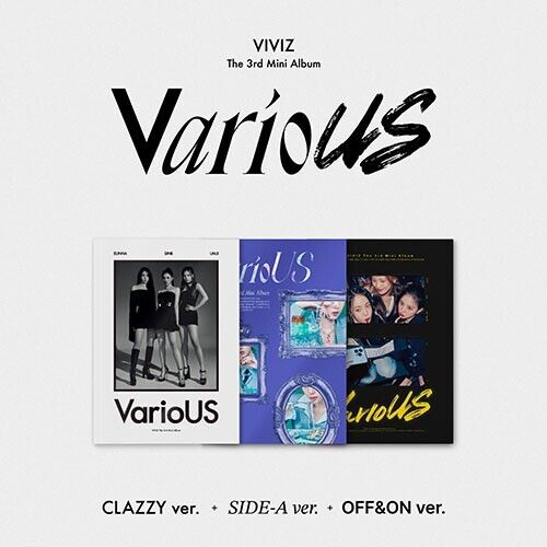 VIVIZ 3rd Mini Album [VarioUS] Photobook Random Ver. CD+60p Book+P.Card+Sticker - Afbeelding 1 van 14