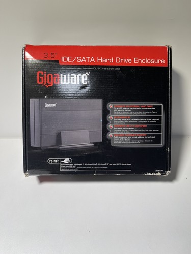 Gigaware 3.5” IDE Hard Drive Enclosure + Western Digital 20gb Included Bundle! - 第 1/4 張圖片