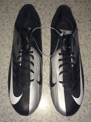 NIKE Zoom Vapor Pro Low D Black Silver Detachable Football Cleats New Mens Sz 13 - Picture 5 of 5