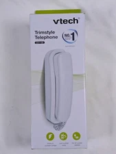 VTech Trimstyle Telephone CD1103 Corded Works In Power Outtage White