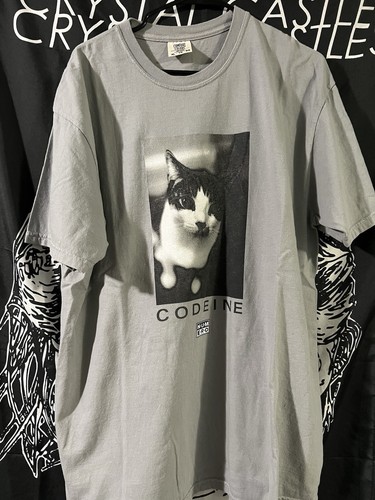 Codeine Band Cat Shirt Size XL  Slowcore Slow Core Alternative Rock