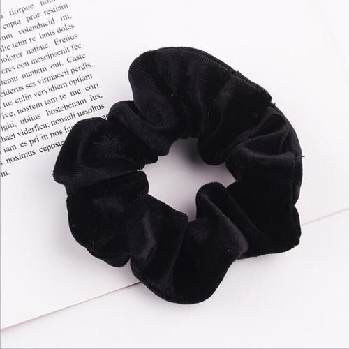 Samt Haar Scrunchies Elastisch Haarwackel Mädchen Kopfbedeckung Haar Pferdeschwanz Menge - Bild 7 von 78