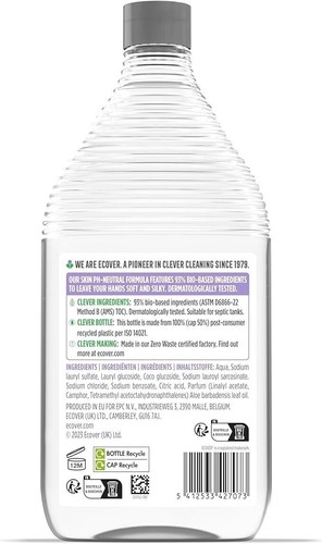 Ecover Hand Wash Refill Soap Fresh Lavender & Aloe Vera Gentle Hand Cleansing UK - Picture 23 of 25