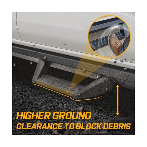 Running Boards Side Steps Compatible with 2005-2025 Nissan Frontier Crew Cab.... - Picture 5 of 9