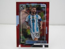 LIONEL MESSI 2022-23 DONRUSS SOCCER RED PARALLEL! #41/99! ARGENTINA!
