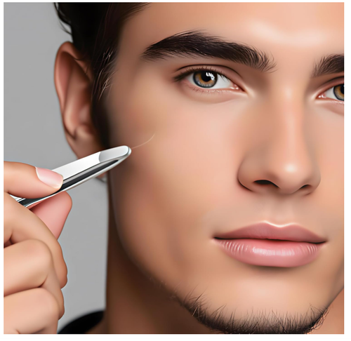 5Pcs Tweezers Set for Women & Men – Pointed & Round Tip for Facial Hair - Picture 7 of 9