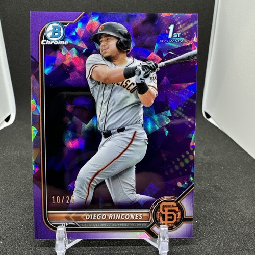 2022 Bowman Baseball Saphir Diego Rincones 1. Lila/25 Riesen