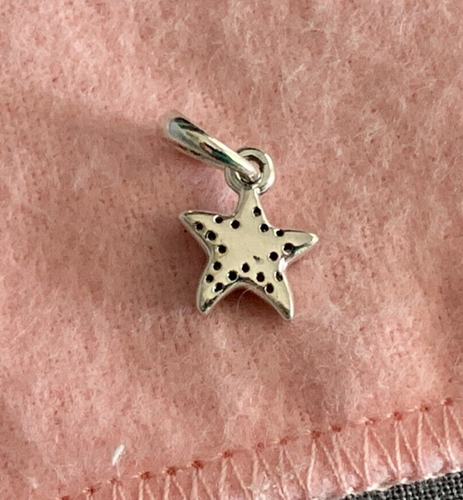 Authentic Pandora Sterling Silver Tropical Starfish Pendant charm 390403CZ NEW - Picture 2 of 3