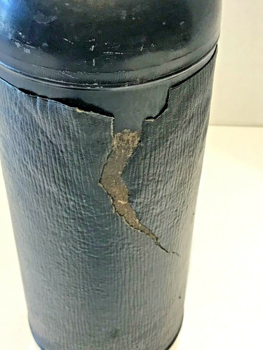 Vintage 1920's Stanley 2 Quart Super-Vac Blue Enamel Cork "It Will Not Break" - Picture 3 of 12