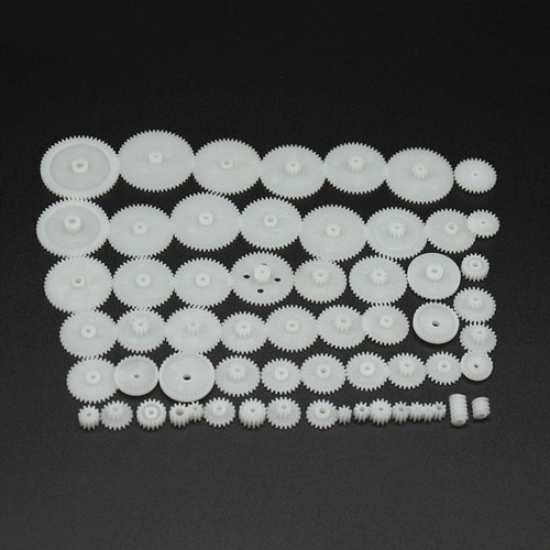 Plastic Gear Shaft RC Worm Set Motor Gearbox Robot Toy Model Parts Kit DIY Craft - Picture 4 of 69