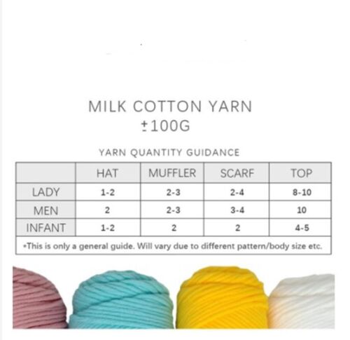 Soft DIY Knitting Woolen Yarn 8 Ply Thread Chunky Crochet Milk Cotton Yarn - Picture 3 of 41