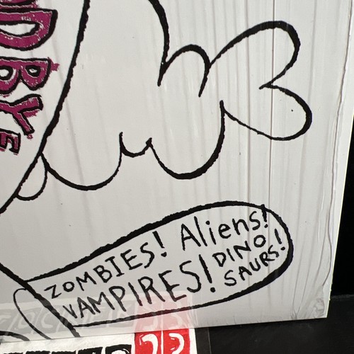 HelloGoodbye Zombies Aliens...Clear Splatter Color Vinyl Bonus 7" LE 500 SIGNED - Picture 7 of 16