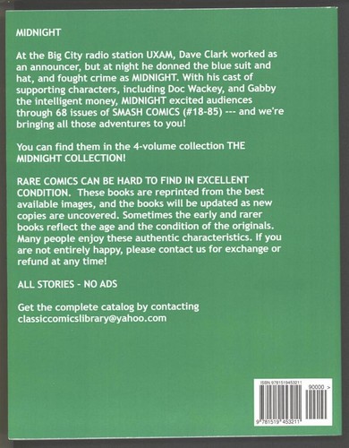 The Midnight Collection Pt 1 From the Pages of Smash Comics SC 2015 - Picture 2 of 2