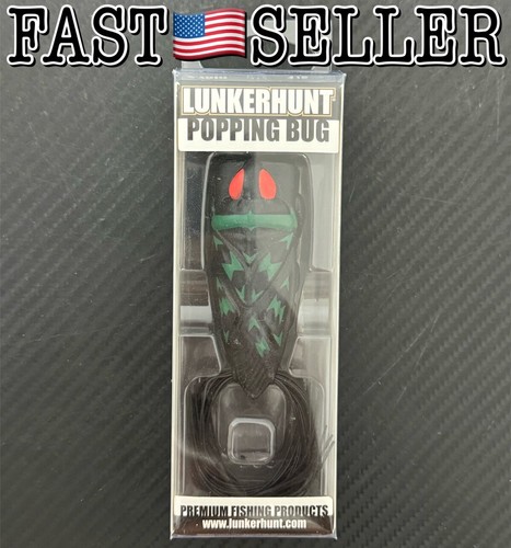 Lunkerhunt Popping Bug TEXAS TOAD Soft Body Popper Topwater Fishing Bait 1/2oz - Picture 1 of 8