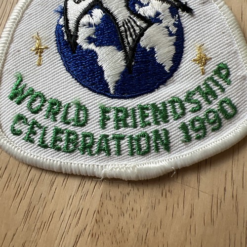 Vintage GSA Girl Scouts Of America World Friendship Celebration 1990 Patch - Picture 4 of 8