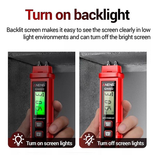 Digital Moisture Damp Detector Humidity Tester Wood Wall Concrete LCD Meter 1PC - Picture 7 of 15