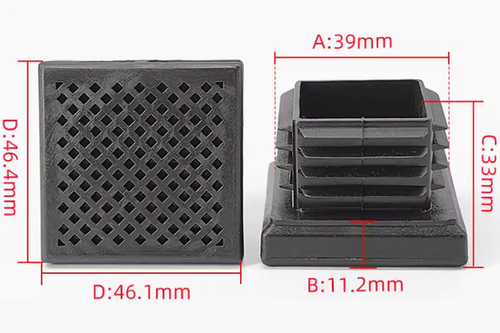 Plastic Blanking End Caps Tube Pipe Plug Chair Leg End Caps Square Round - 第 12/27 張圖片