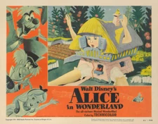 1951 Walt Disney Alice In Wonderland Eat Me Drink Me ☕🍪
