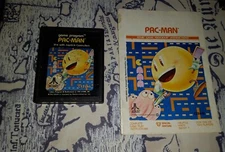 Vintage Pac Man Atari 2600 1981 First Release Game Cartridge w/ Manual Untested