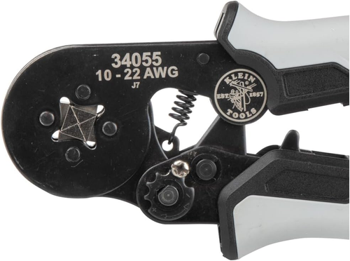 34055 Ferrule Crimping Tool, Square Crimper Pliers for 10 to 22 AWG Wire Termina - Picture 4 of 12