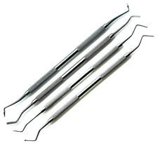 Composite Filling Instrument set of 4 Plastic Filling Instruments in dentistry 