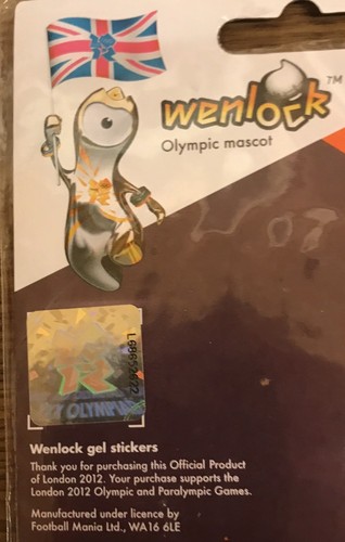 6 LONDON 2012 OLYMPICS TEAM GB PRIDE THE LION WENLOCK GEL STICKERS 6 EVENTS NEW - Picture 10 of 10