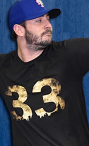 MATT HARVEY 4/17 2015 NEW YORK METS XL T-SHIRT Dark Knight SGA Citi Field HOT!