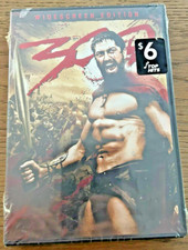 300 DVD, 2007  Gerard Butler Widescreen Edition Stocking Stuffer NEW