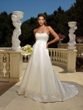 Casablanca Bridal Gown Style 1976 Size 24 BRIDAL STORE SAMPLE - NOT ALTERED 