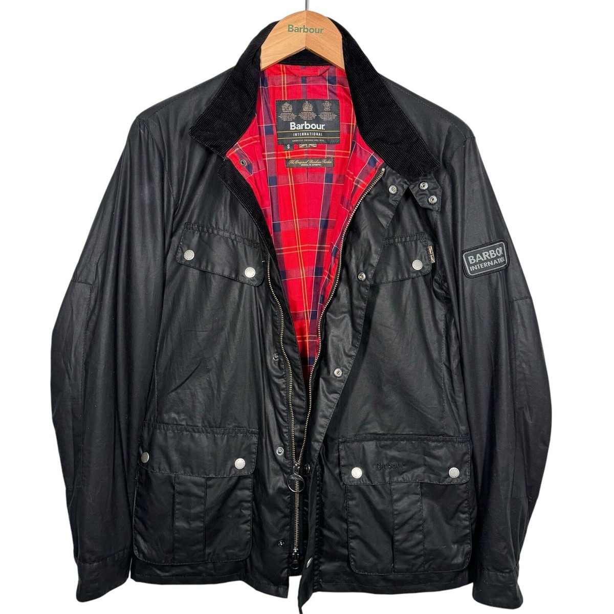 Barbour international slim jacket Sサイズ Barbour international slim jacket Sサイズ
