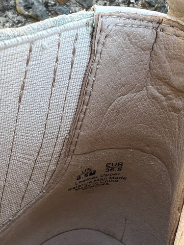 Botines Sam Edelman para mujer talla 6,5 EU 37 Winona de cuero blanco sin cordones - Imagen 19 de 19
