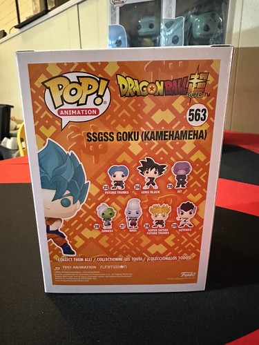 Funko Pop DBZ Super SSGSS Goku (Kamehameha) #563 Cáliz Exclusivo Metálico - Imagen 3 de 6