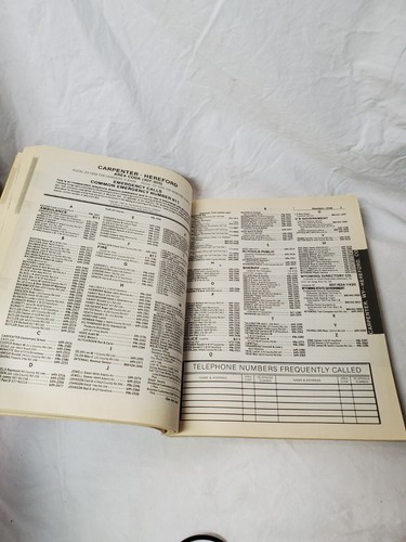 Vintage Cheyenne Wyoming February 1986 Telephone Directory - Picture 3 of 10