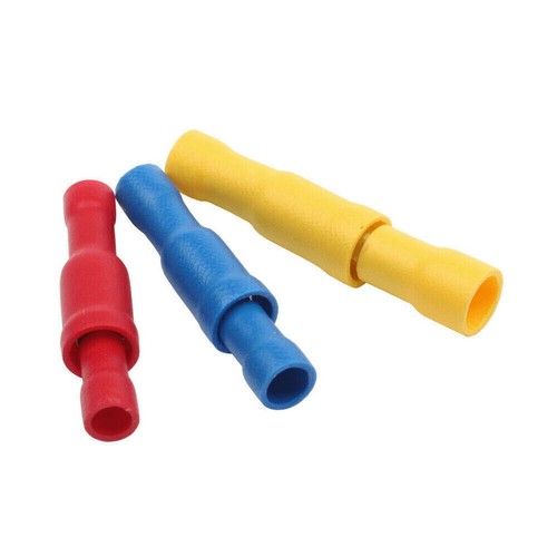100 Stck. Isolierter Stecker & Buchse Kugeldraht Klemmverbinder 22-10 AWG - Bild 10 von 15