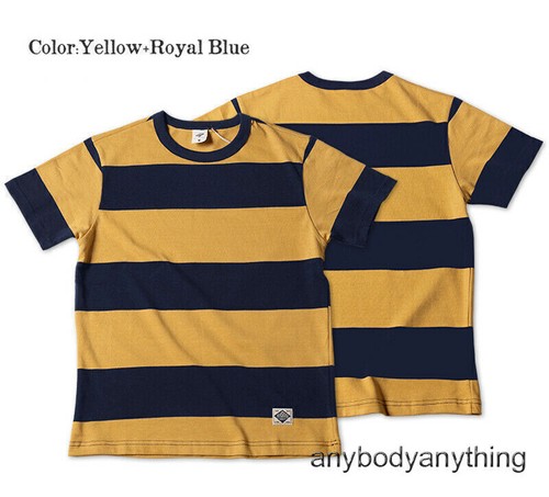 NON STOCK Retro Men's Striped Short Sleeve T-Shirts Basic Cotton Casual Shirts - Bild 11 von 27