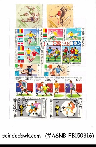 COLLEZIONE FRANCOBOLLI CALCIO/CALCIO (110V) DIVERSI PAESI IN MAGAZZINO LIBRO - Foto 4 di 9