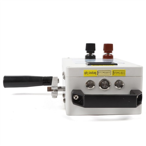 Generador dinamo manual portátil de manivela de energía de supervivencia de emergencia 150 W - Imagen 8 de 12