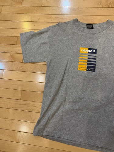 Vintage AND1 Shirt Adult Large Gray Mens 90s Basketball Made in USA - Picture 5 of 7