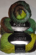 Lot of 3 Skeins, Wisdom Poems 100% Wool Yarn, 1.7 oz, 109 yds, #595 Amazon