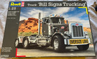 Revell 1/25 Peterbilt "Bill Signs Trucking" Truck Model Kit 07522 Rare Misb
