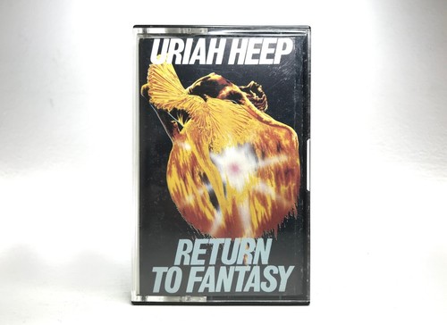 Uriah Heep RETURN TO FANTASY Cassette 55589GT **ISLAND PINK PAPER LABELS** 1975 - Picture 3 of 9