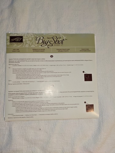 Matrices Stampin Up Thinlits Big Shot (usadas suavemente), ¡tú eliges! - Imagen 37 de 50