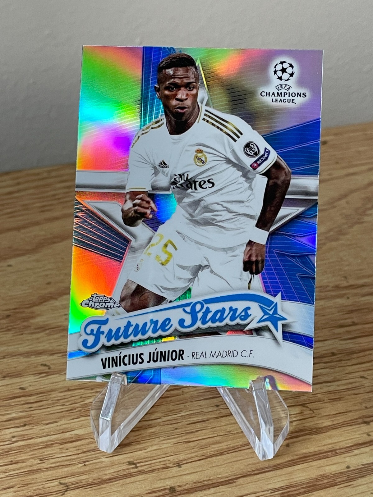Vinicius Junior FUTURE STARS 2019-20 Topps Chrome UEFA UCL UCC #FS-VJ REFRACTOR