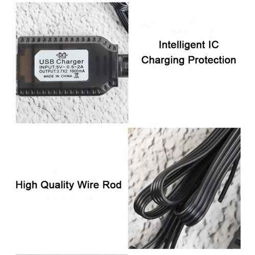 USB Lithium Battery Charger 7.4V 1000mA Fast Charging Cable for Toy Battery - Picture 12 of 15